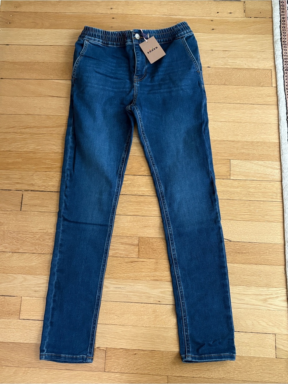 Mini Boden Kids/Boys/Girls Dark Blue Stretch Skinny Jeans 13Y